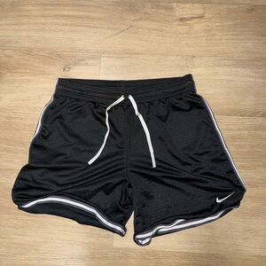 Nike Black Dri-FIT Athletic Shorts with White Tag Accent